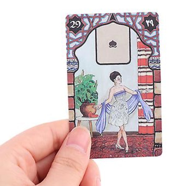Rana George Lenormand Oraakkelikortit Tarot-ennustaminen Arvonta Pelipakka