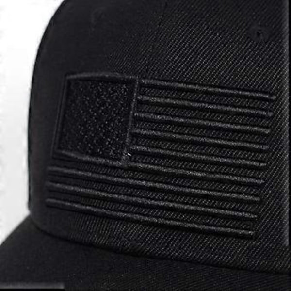 SZTXJ Snapback Caps, Baseball Caps for Menn Kvinner - Justerbar Passform - for Hverdagsbruk Svart