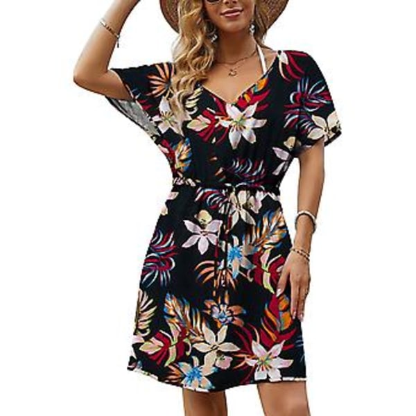 Women's Cover Up Loose Swimsuit Bathing Suit V-neck Beachwear Coverups Swimwear