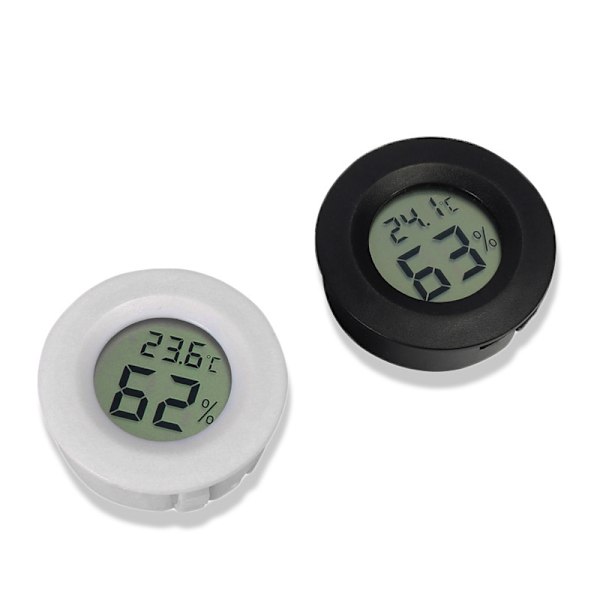 2PCS Mini Digital Lcd Thermometer Hygrometer Temperature Humidity -50~