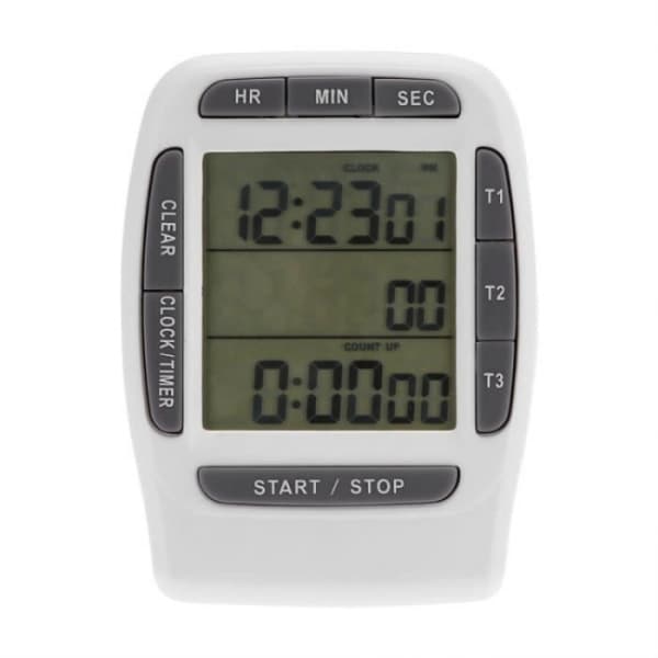 3-kanals precision digital kök timer