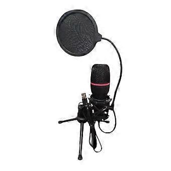 USB Mikrofon PC Gaming Mikrofon med Tripod Stativ til Streaming Vokaloptagelse