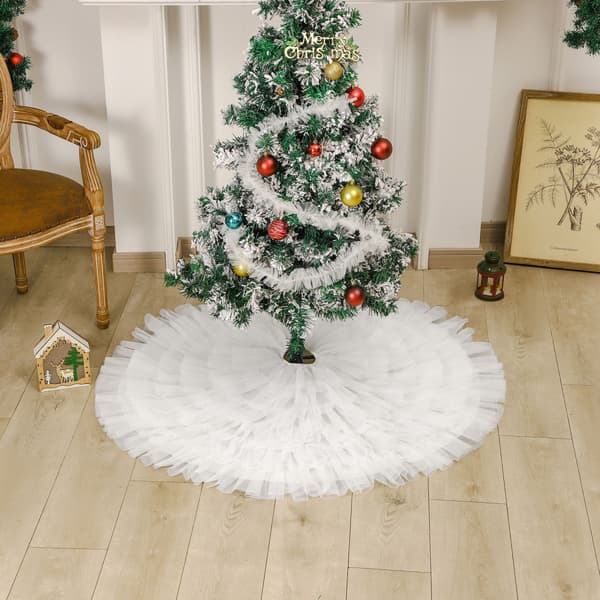 Diameter 90 cm almindelig juletræsskørt