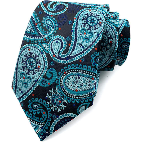 Herr slipsar formell retro paisley randig mönster tryck mönster slips slips fest kostym slips slips för män pojkar
