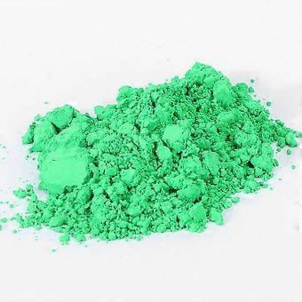 Nagel Fosforpulver Halloween Nagelsmycke DIY Fluorescerande Pulver Manikyrverktyg 100g (Grön)