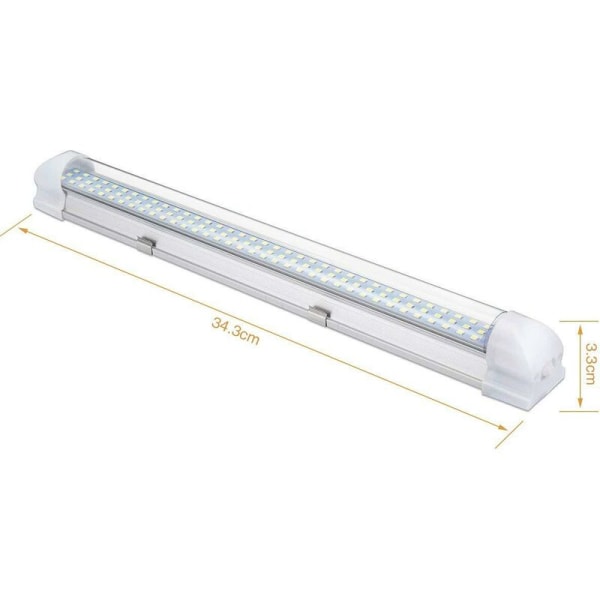 108 LED-nauhavaloa, 12V DC LED-valopalkki, kirkas 700LM Camper V