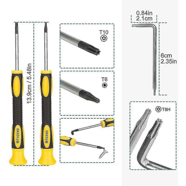 Dismantling Kit Ps4 Ps3 Ps5 Xbox One/360 Screwdriver Star Screwdriver T6 T8 T10 Best Gift