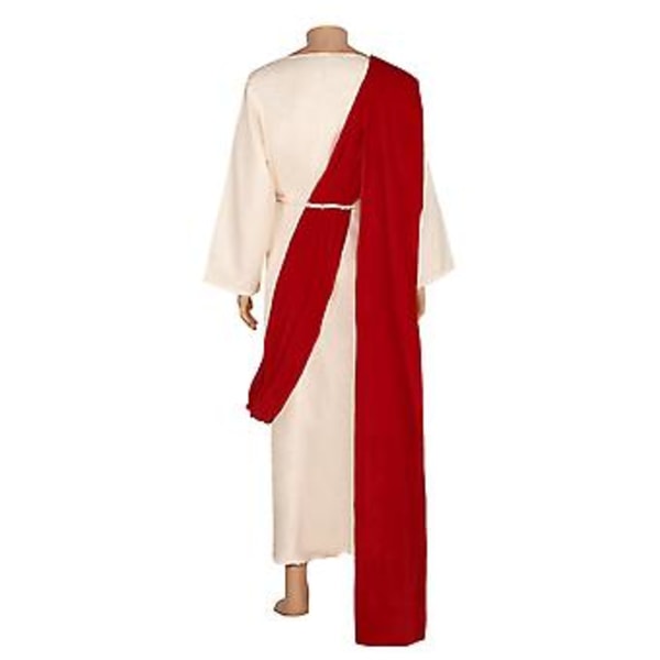 Jeesus-asu Aikuisille Miehille Raamatullinen Uskonnollinen Kristuksen Asu Sisältää Vyököyden Oppilaiden Asuihin (L)