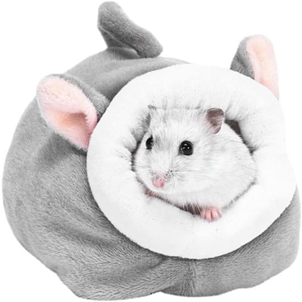 Mini hamster säng, tecknad djurform, varm sovsäng för Sma