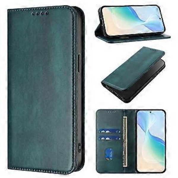 Plånboksfodral för vivo X200 Ultra 5G Retro Textur RFID-blockerande Läder Telefonskal (Mörkgrön)