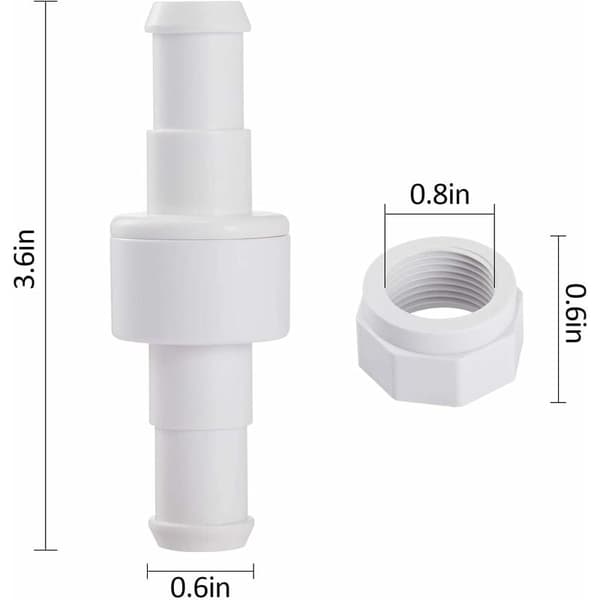 Set med 3 D20 vridbara trädgårdsslanganslutningar med 6 D15-spetsar, Compa