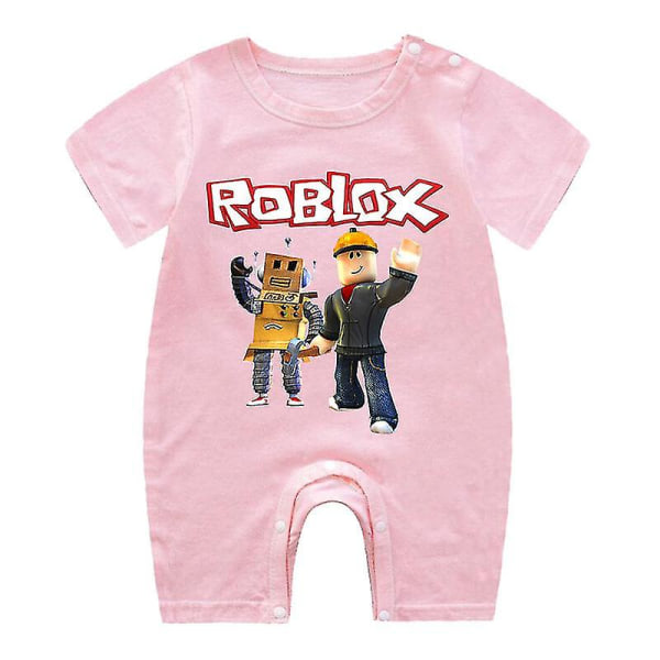 Roblox Baby Clothe Kids Summer Clothes Baby Boy Accessories Baby Girls Outfit New Born Baby Clothes Bodysuits One-pieces Rompers 66cm 20