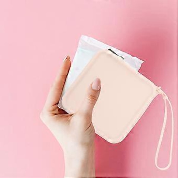 Silikonpåse för Tampon, Menstruationsproduktpåse, Tamponpåse, Menstruationskoppspåse