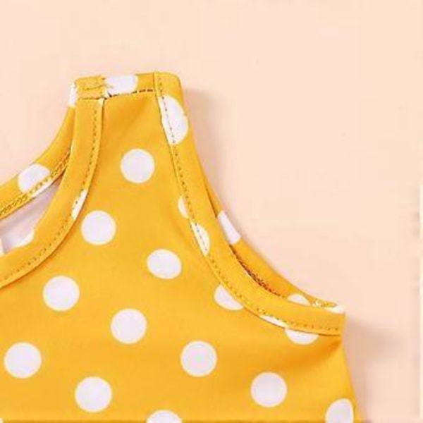 KATEA Toddler Baby Flicka Sommar Badkläder Ärmlös Randig Badkläder Tvådelad Dräkt Strand Bikini