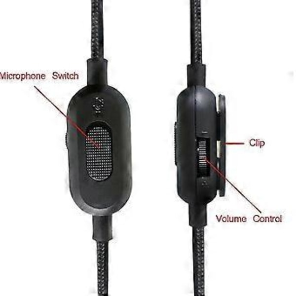 Udskiftningskabel til Logitech G433/233/g Pro/g Pro X/hyperx Cloud Alpha/xbox One Yu [jkw] ( )