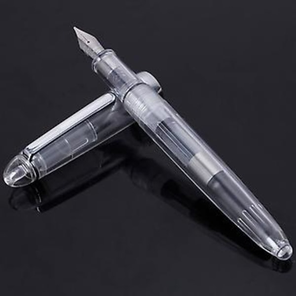 JINHAO 992 Transparent Fyldpen 0,5 mm Kontorartikler Skriveværktøjer Gave (Hvid)