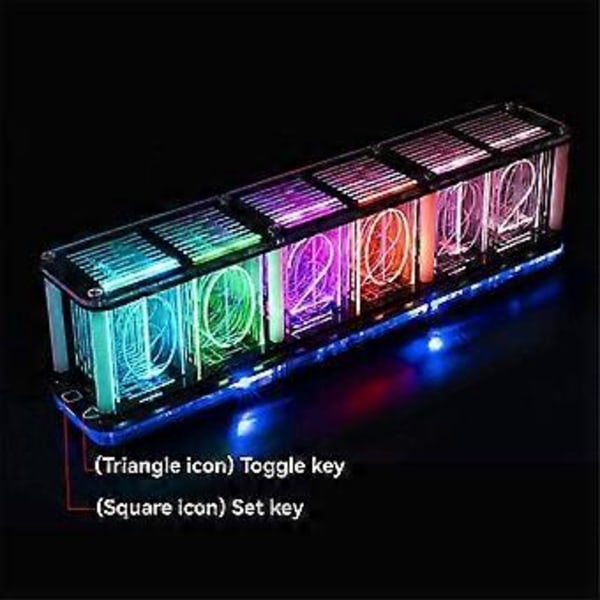 Digitaalinen LED-herätyskellopaketti, suuri fontti, 6-numeroinen elektroninen kello, musiikkispektrin moduuli, tee-se-itse, sisältää äänen