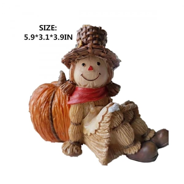 Halloween Dekoration Ornament Kürbis Ernte Figur Tisch Kerze