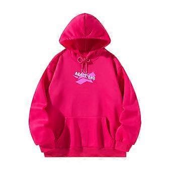 Dame Snøre Hættetrøje Pullover Toppe Trendy Langærmet Snøre (L)