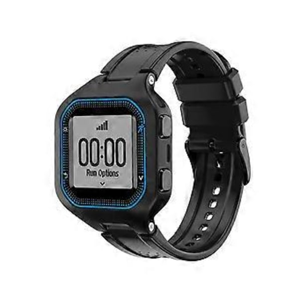 Blød Justerbar Rem til Forerunner 25 Smartwatch Armbånd Urremme Bæltesløjfe (Sort)