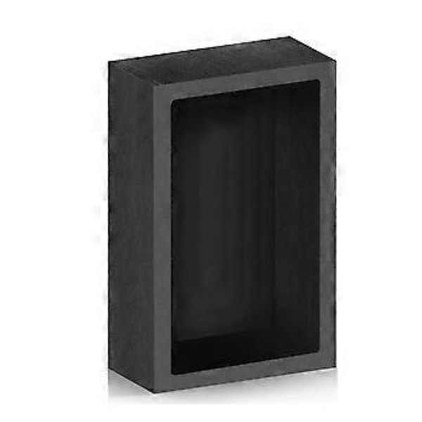 Grafitgötform Gjutverktyg, Form För Smältning Gjutning Raffinering Återvinning Aluminium Koppar Silver Guld 12,7x8,1x4,1cm