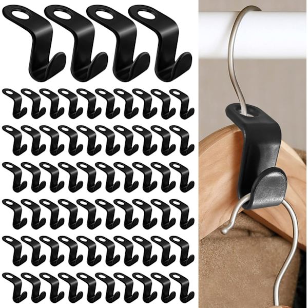 64 stycken platsbesparande galge krok galge anslutningskrok, Mini C