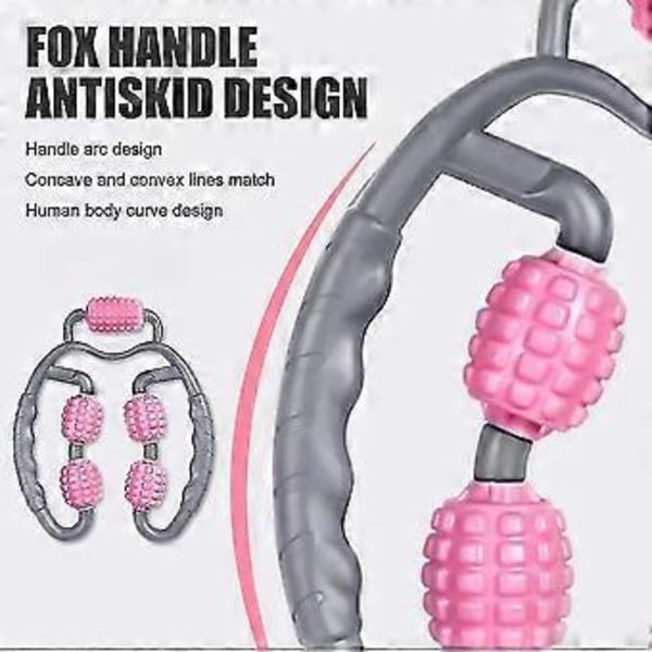 Foam Roller Massager Massage Stick Til Hjemmebrug Benmuskel Lindring Multi-farve Valgfri (Pink)