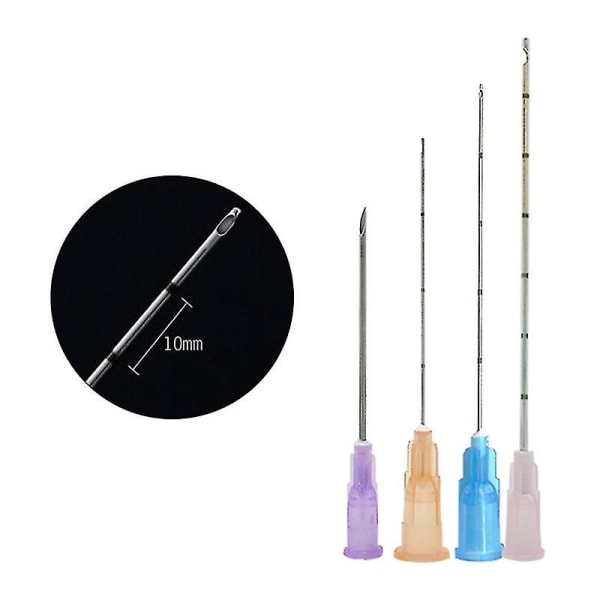 20pcs/bag Hypodermic 19g 23g 25g 27g 50mm Canula Micro Blunt Tip Cannula With Filter BC 14G 90mm 20PCS