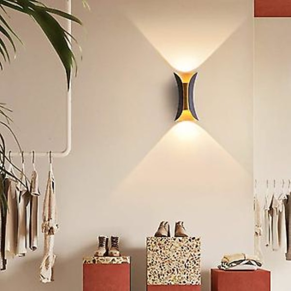Vägglampa, Inomhus, Lampa, Metall, Varmvitt, Dekorativ