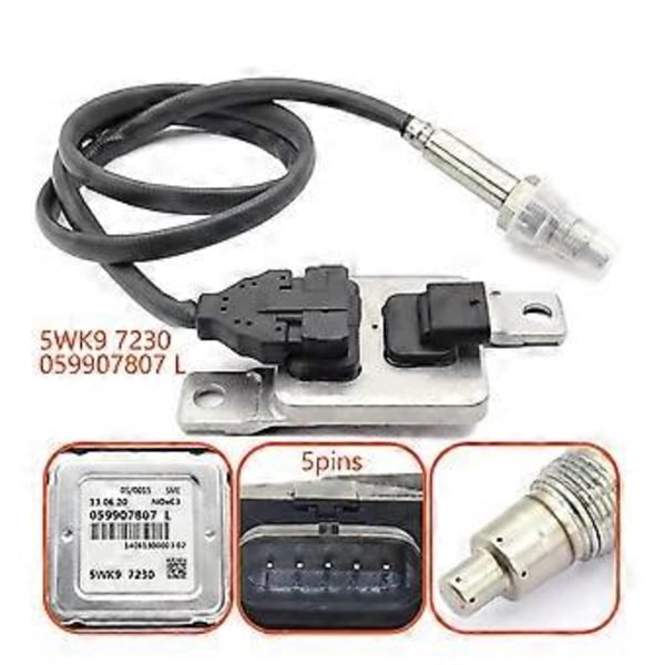 Downstream Nox Sensor 059907807L, 5WK97230 för 2010-2018 3.0L