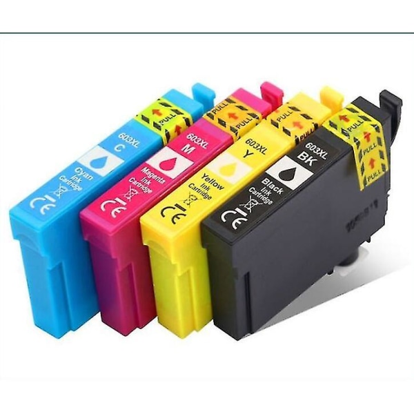 1 Set Of 4 Ink Cartridges To Replace Epson 603xl Compatible/non-oem From Go Inks (4 Inks) Free Shipping + Advanced Quality