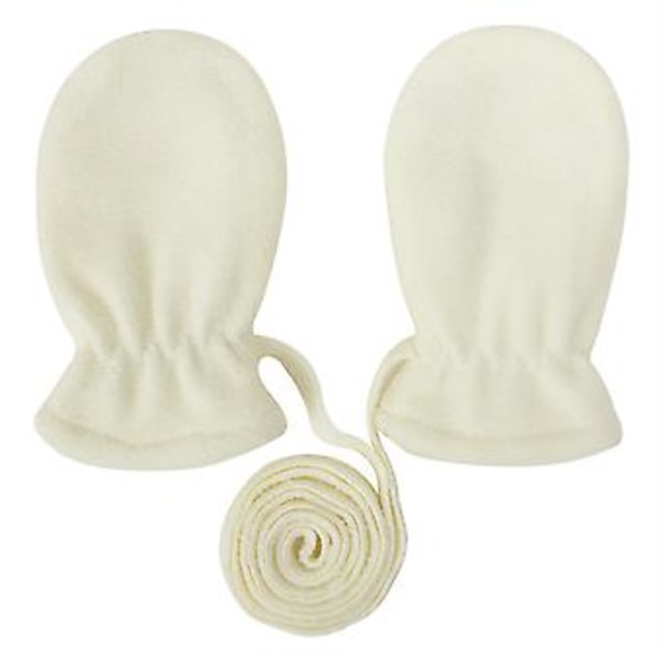 Vinterbarn Polarfleecehandskar Babyfleece Varma Vantar För Babypojke Flicka Rosa S L Beige