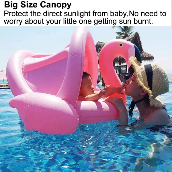 Baby simring, baby poolstol, uppblåsbar simring, Flo