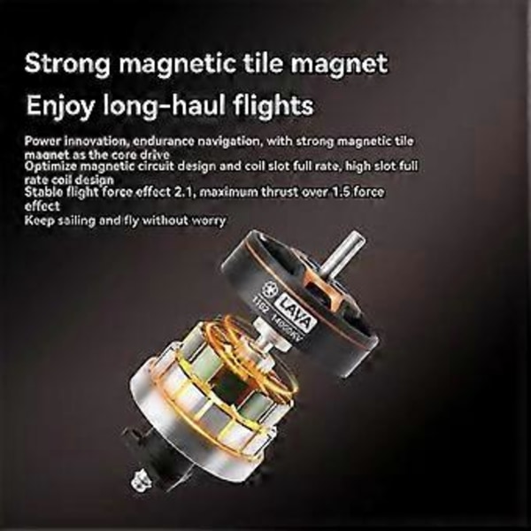 Til BETAFPV LAVA 1102 14000KV Børsteløs Motor 44MM Kabel Høj Thrust Motor til Pavo Femto BWhoop Qua