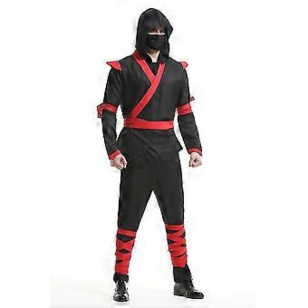 Halloween Kostym för Vuxna Man Ninja Cosplay Kostym Z (XL)
