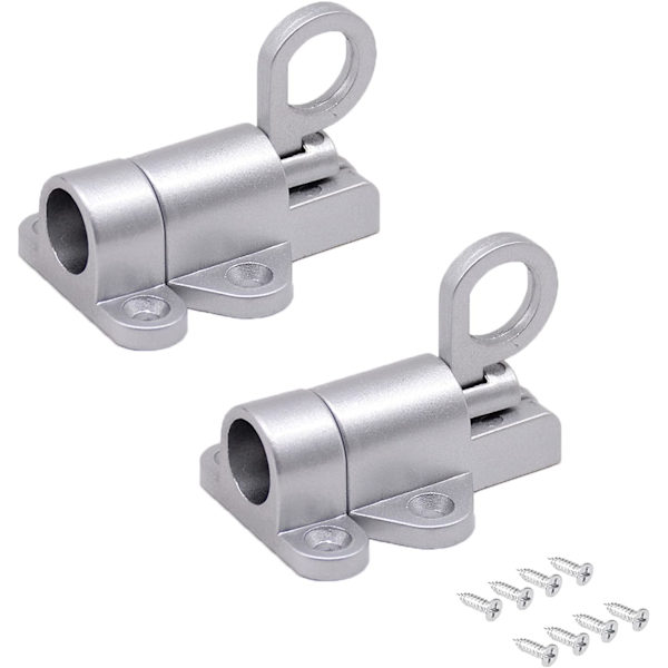 2 stycken automatiska dörrlås, tillverkade av aluminiumlegering, lämpliga för