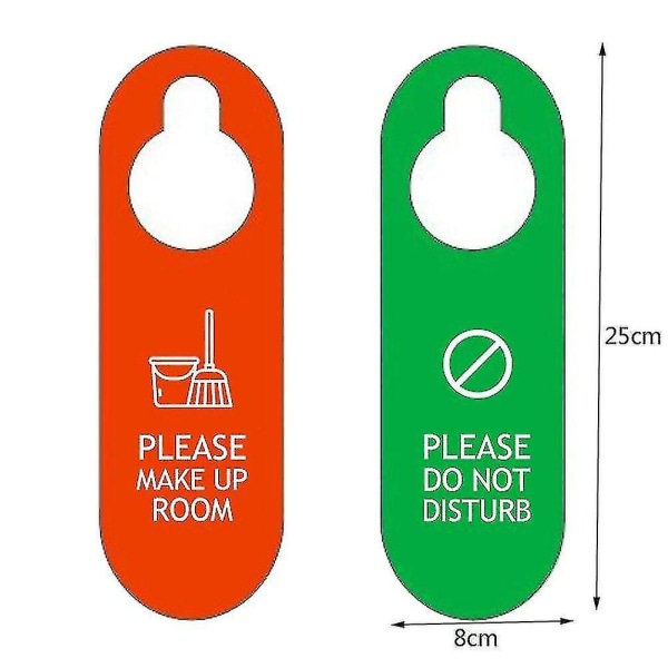 Hanging Sign Cleaning Double-sided Door Tags Pendant For Cafe Hotel Door Sign
