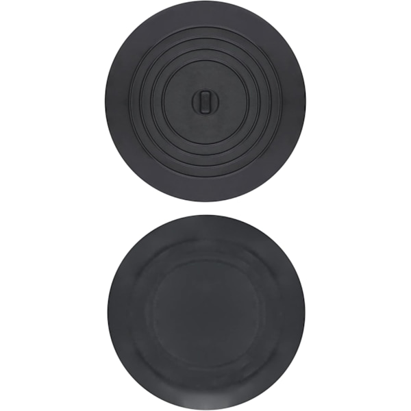 Silikonavloppspropp, 2-pack, diskpropp, badkarspropp,