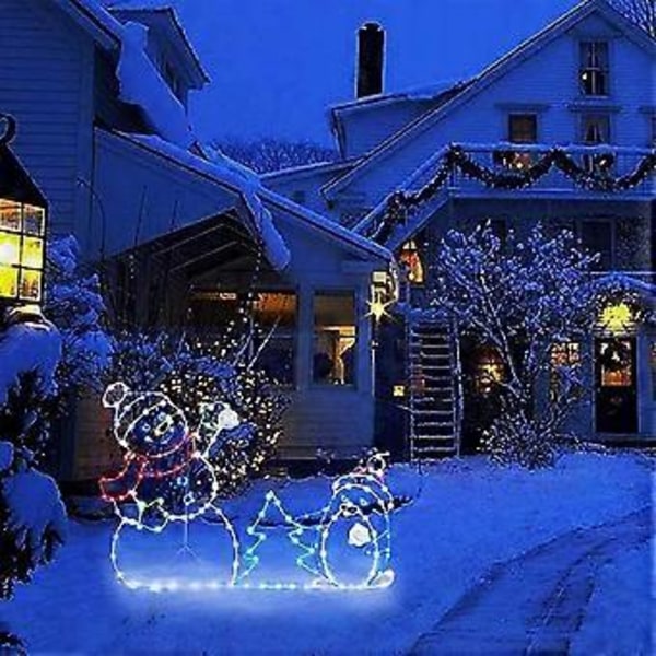 LED snømann julelys, utendørs julepynt, amerikanske julelys