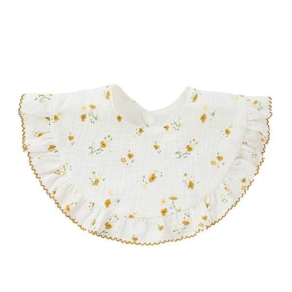 Baby Bibs Floral Handkerchief Feeding Bib Burp Cloth Boy Girl Bib Shower Gift 11