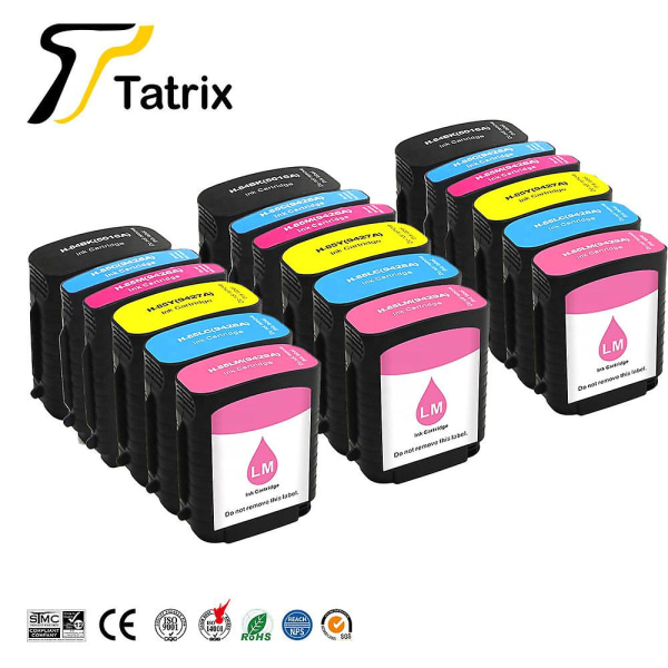 With Chip Hp84 Compatible Ink Cartridges For Hp84 85 Designjet 30/70/130/130gp/130nr/30gp/30n/90/90gp/90r/90r/10ps/20ps/50ps/120 3set 18colors