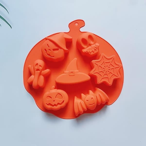 Silikonform för pumpa, Halloween, jul, spöke, pumpa,
