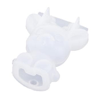Söt Älg Milu Hjortformad Silikonform, Resin Gjutning Epoxiform för DIY