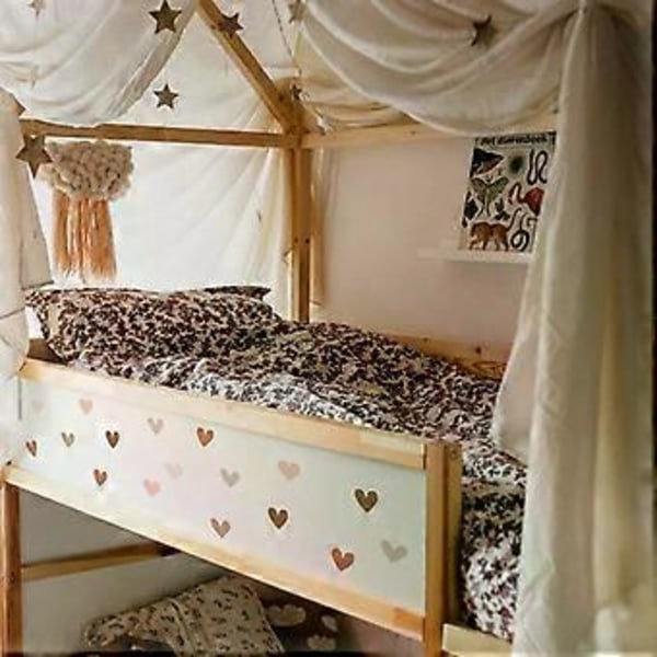 Boho Hjärta Väggdekaler för Mångsidig Dekorativ Konst, Kreativa DIY Väggdekaler, 72 Ark i Pastellfärger för Klassrum Boho Dekor