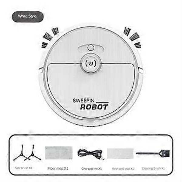 1/3 stk Hurtig Rengøring Smart Støvsuger Innovativ Multifunktionel Intelligent Fejemaskine Praktisk Effektiv Familierobot (Style A 3 stk)