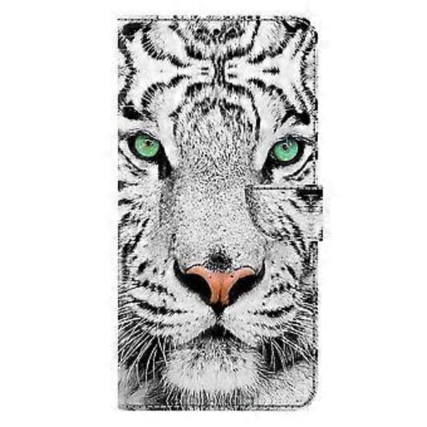 Skal för Xiaomi 14T Mönstertryckt Skyddsfodral TPU+PU Läder Flip Telefonfodral (Stil E)