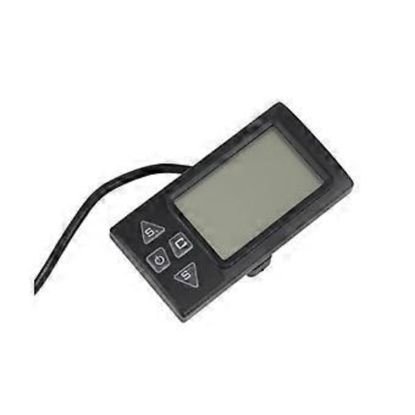 S861 LCD Ebike Display med SM Stik til Elektrisk Cykel BLDC Controller Kontrolpanel Sort 24V-36V