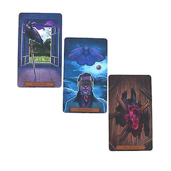 Edgar Allan Poe Tarot - Englanninkielinen Lautapeli Arvontaan ja Ennustamiseen Monin Pelaajille