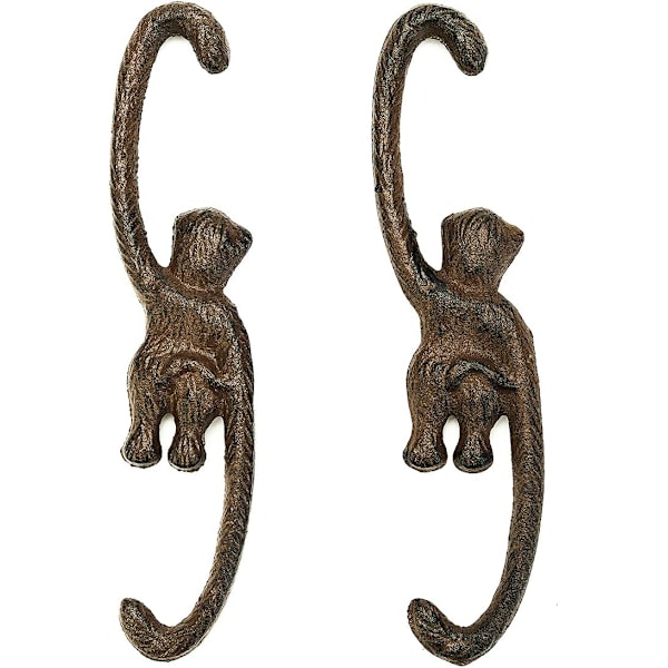 Raskaankalustoiset valurautaiset S-koukut - 20CM & 2 kpl apinankoukut -