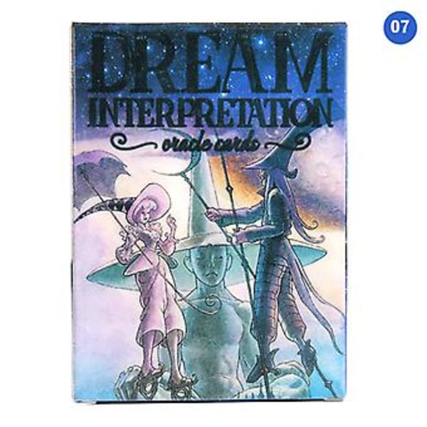 Tarot In Wonderland - Et 78-korts dekk og en fullfarget guidebok Orakelkort (Mønster N7)